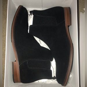 Sonoma Goods For Life Men's Suede Black Chelsea Boots Size 13